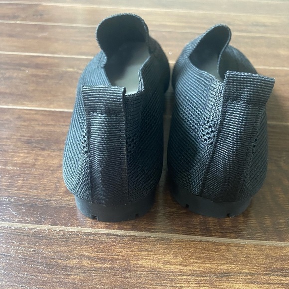 Black Slip On Flat Loafers Size 37 - Picture 8 of 8